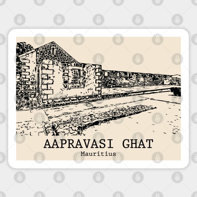 Aapravasi Ghat - Mauritius Magnet by Lakeric